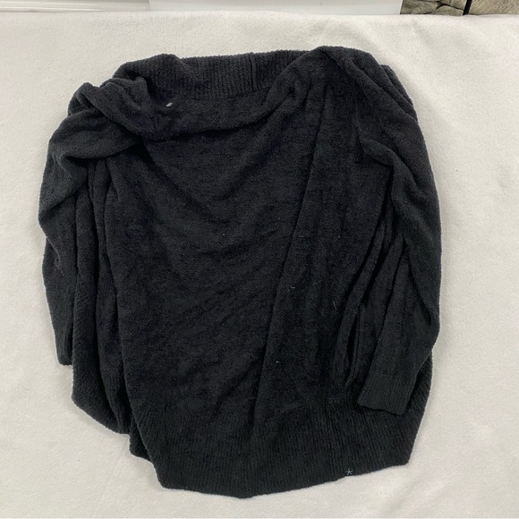 Barefoot Dreams CozyChic Lite Black Robe Medium - Picture 2 of 8